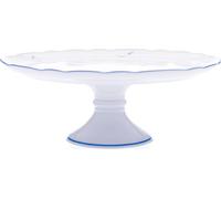 Český porcelán, a.s., Dubí Plaque de gâteau sur la jambe, 31 cm, oies, Český porcelán