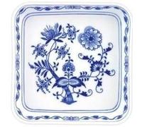Český porcelán, a.s., Dubí Saladier carré lisse bas, 21 cm, oignon, Český porcelán