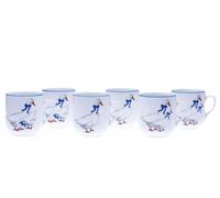 Český porcelán, a.s., Dubí Set de tasses avec motif d'oie, Troika 300 ml, Český porcelán, 6 pcs