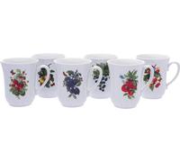 Český porcelán, a.s., Dubí Set de tasses Derby, 250 ml, baies, 6 pcs, Český porcelán