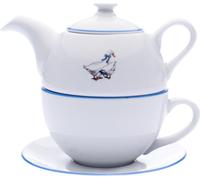 Český porcelán, a.s., Dubí Set of cup and teapot Sonne, porcelaine, oie, Dubí