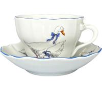 Český porcelán, a.s., Dubí Tasse et soucoupe, B+B, 0,21 l, oie, Český porcelán Dubí