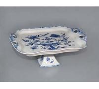 Český porcelán, a.s., Dubí Tray Aida square on leg 34 x 29 cm, onion, Český porcelán