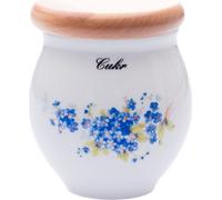 Český porcelán, a.s., Jarre Dubí avec inscription sucre, 10,4 cm, Pomnenky, Český porcelán
