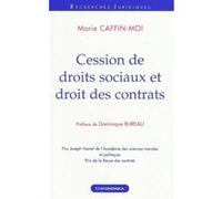 Cession de droit sociaux et droit des contrats Marie Caffin-Moi (Auteur)