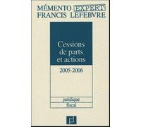 Cessions de parts et actions