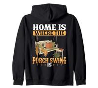C'est à la Maison Que la balançoire du Porche se Trouve Backroad Simple Sweat à Capuche