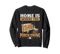 C'est à la Maison Que la balançoire du Porche se Trouve Backroad Simple Sweatshirt