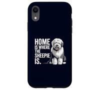 C'est à la Maison Que Le Berger est Un Vieux Chien de Berger Anglais drôle Coque pour iPhone XR