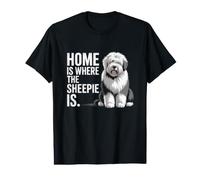 C'est à la Maison Que Le Berger est Un Vieux Chien de Berger Anglais drôle T-Shirt Graphique avec Valeur