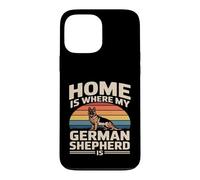 C'est à la Maison Que Mon Berger Allemand Aime Les Chiens Coque pour iPhone 13 Pro Max