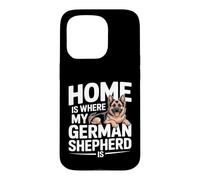 C'est à la Maison Que Mon Berger Allemand Aime Les Chiens Coque pour iPhone 15 Pro