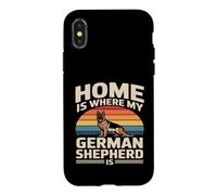 C'est à la Maison Que Mon Berger Allemand Aime Les Chiens Coque pour iPhone X/XS