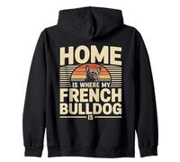 C'est à la Maison Que Mon Bouledogue français est Un Amoureux de Frenchie Sweat à Capuche