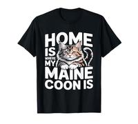 C'est à la Maison Que Mon Maine Coon est Un drôle d'amoureux des Chats T-Shirt