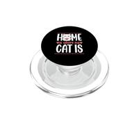 C'est à la Maison Que se Trouve Mon Chat PopSockets PopGrip pour MagSafe