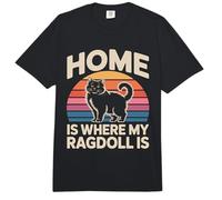 C'est à la Maison Que se Trouve Mon Ragdoll Comfort Colors Adult Heavyweight T-Shirt