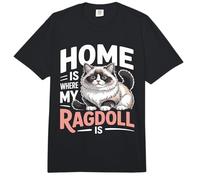 C'est à la Maison Que se Trouve Mon Ragdoll Comfort Colors Adult Heavyweight T-Shirt