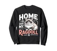 C'est à la Maison Que se Trouve Mon Ragdoll Sweatshirt