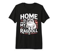 C'est à la Maison Que se Trouve Mon Ragdoll T-Shirt Haut de Gamme