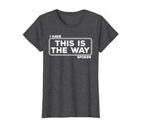 C'est Ainsi Que Funny Space Western Sci-FI T-Shirt, Femme, Chiné Foncé, M