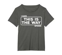 C'est Ainsi Que Funny Space Western Sci-FI T-Shirt, Femme Grandes Tailles, Asphalte, 6X