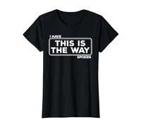 C'est Ainsi Que Funny Space Western Sci-FI T-Shirt, Femme, Noir, M