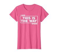 C'est Ainsi Que Funny Space Western Sci-FI T-Shirt, Femme, Rose Chiné, M