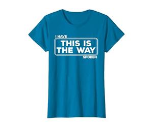 C'est Ainsi Que Funny Space Western Sci-FI T-Shirt, Femme, Saphir, M