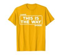 C'est Ainsi Que Funny Space Western Sci-FI T-Shirt, Homme, Doré Vif, XXL