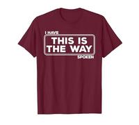 C'est Ainsi Que Funny Space Western Sci-FI T-Shirt, Homme, Marron, L