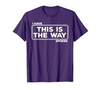 C'est Ainsi Que Funny Space Western Sci-FI T-Shirt, Homme, Violet, 3XL