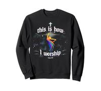 C'est Ainsi Que J'adore Dancing Christian Worship Dancer Girl Sweatshirt