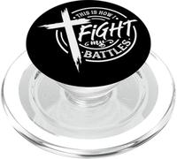 C'est Ainsi Que Je Combats la Foi de Mes batailles PopSockets PopGrip pour MagSafe