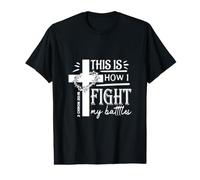 C'est Ainsi Que Je Combats ma Foi chrétienne 2 Chron 20:15 T-Shirt Graphique avec Valeur