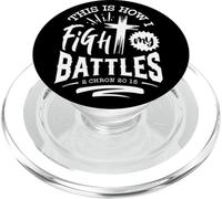 C'est Ainsi Que Je mène Mes batailles 2 Chron 20 15 PopSockets PopGrip pour MagSafe