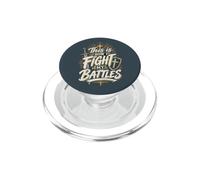 C'est Ainsi Que Je mène Mes batailles : Christian Armor of God PopSockets PopGrip pour MagSafe
