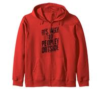 C'est Beaucoup trop de Monde en Dehors du Sarcastique introverti Sweat à Capuche