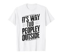 C'est Beaucoup trop de Monde en Dehors du Sarcastique introverti T-Shirt Graphique avec Valeur