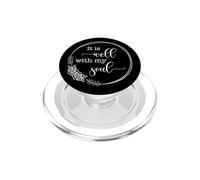 C'est Bien avec Mon âme Christian Pretty Vintage Floral PopSockets PopGrip pour MagSafe