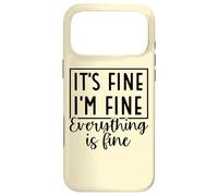 C'est Bien, Je Vais Bien, Tout va Bien Citation drôle Coque pour iPhone 17 Pro Max