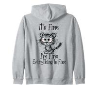 C'est Bien, Je Vais Bien, Tout va Bien, Tout va Bien, Funny Tiger Meme Sweat à Capuche