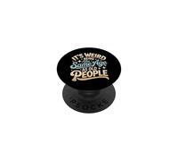 C'est Bizarre d'avoir Le même âge Que Les Personnes âgées, rétro et Sarcastique PopSockets PopGrip Adhésif
