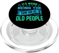 C'est Bizarre d'avoir Le même âge Que Les Personnes âgées, rétro et Sarcastique PopSockets PopGrip pour MagSafe
