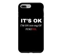 C'est Bon, Je Prends 500 MG de Fukitol Funny Sarcasm, Maman, Papa Coque pour iPhone 7 Plus/8 Plus
