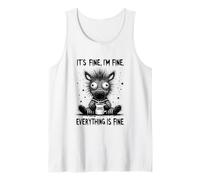 C'est Bon, Je suis Fine, Coffee Zebra Débardeur