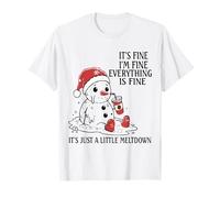 C'est Bon, Je Vais Bien, C'est Juste Un Petit Noël en Pleine Crise T-Shirt