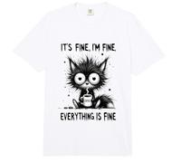 C'est Bon, Je Vais Bien, Coffee Fox Comfort Colors Adult Heavyweight T-Shirt