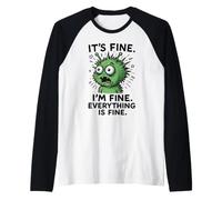 C'est Bon, Je Vais Bien, Tout va Bien, Alien Monster Meme Manche Raglan