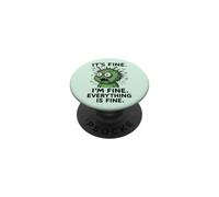 C'est Bon, Je Vais Bien, Tout va Bien, Alien Monster Meme PopSockets PopGrip Adhésif